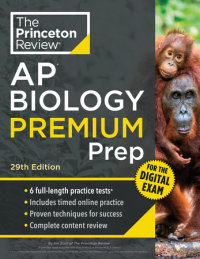 Book cover for Princeton Review AP Biology Premium Prep, 29th Edition