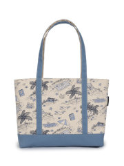 Vacation Vibes Large Zippered Tote 