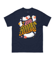I Love Booooks Unisex T-Shirt Small 