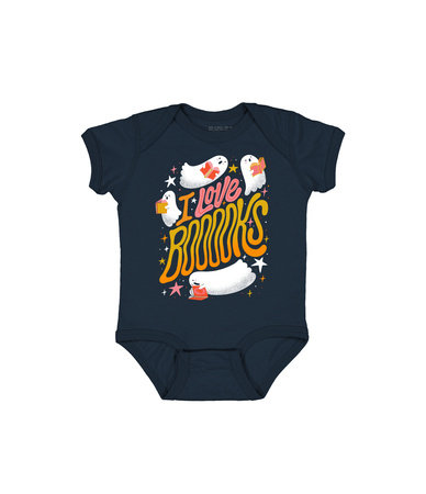I Love Booooks Baby Bodysuit - 6 Mo