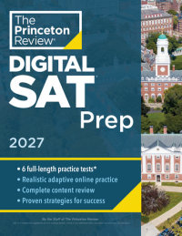 Book cover for Princeton Review SAT Prep, 2027