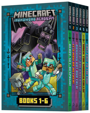 Cover of Minecraft Ironsword Academy Books 1-6 Boxed Set