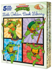 Teenage Mutant Ninja Turtles Little Golden Books 1-5 Boxed Set 