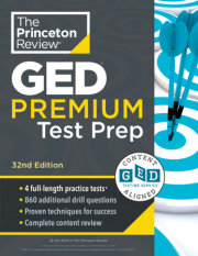 Princeton Review GED Test Premium Prep, 32nd Edition 