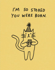 Humor Us Greeting Cards: Birthday - I Am So Stoked You Were Born (Pack of 6) 