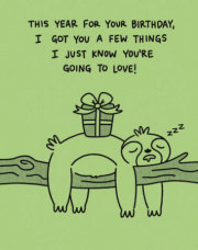 Humor Us Greeting Cards: Birthday - This Year I Got You a Couple Things (Pack of 6) 