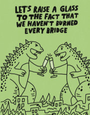 Humor Us Greeting Cards: Friendship - Let's Raise a Glass (Pack of 6) 