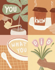 Love Muchly Greeting Cards: Thank You - You Know What You Did (Pack of 6) 