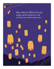 Positively Green Greeting Cards: Birthday - May Today Be Filled with Real Magic (Pack of 6) 