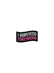 Fourth Wing: I Survived Threshing Enamel Pin 