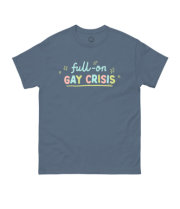 Heartstopper: Full-on Gay Crisis Unisex T-Shirt XX-Large 