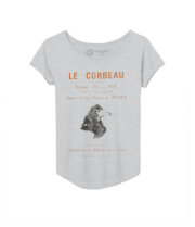 The Raven (French Edition) Women's Relaxed Fit T-Shirt Medium 