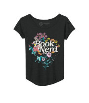 Book Nerd Floral Women's Relaxed Fit T-Shirt XXX-Large 