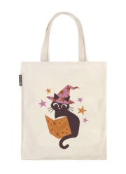 Witchy Cat Tote Bag 