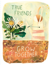 Love Muchly Greeting Cards: Friendship - True friends grow together (Pack of 6) 