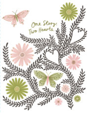 Love Muchly Greeting Cards: Wedding - One story. Two hearts. (Pack of 6) 