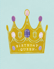 Love Muchly Greeting Cards: Birthday - Birthday queen (Pack of 6) 