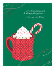Positively Green Greeting Cards: Holiday - It is Christmas and I wish you (Pack of 6) 