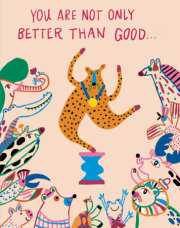Love Muchly Greeting Cards: Thank You - You are not only better than (Pack of 6) 