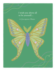 Positively Green Greeting Cards: Graduation - I wish you above all to be yourself (Pack of 6) 