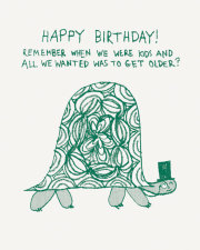 Humor Us Greeting Cards: Birthday - Happy Birthday! Remember when we were kids (Pack of 6) 
