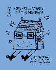 Humor Us Greeting Cards: New Home - Congratulations on the new digs (Pack of 6) 