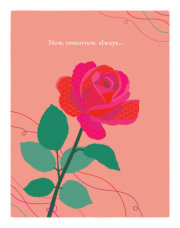 Positively Green Greeting Cards: Valentine - Now, Tomorrow, Always (Pack of 6) 
