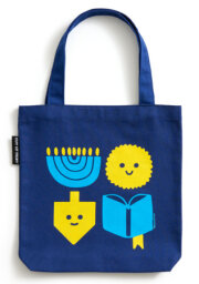 Suzy Ultman's Hanukkah: Light Latkes Lit Mini Tote Bag 