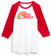 Reading Rainbow Unisex 3/4 Sleeve Raglan X-Large 
