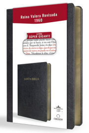 Biblia Reina Valera Revisada 1960 letra súper gigante, símil piel negro / Spanish Bible RVR 1960 Super Giant Print, Black Leathersoft 