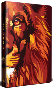 Biblia RVR 1960 letra grande tamaño manual, TD León de Judá marrón (Edición cantos pintados) / Spanish Bible RVR 1960 Handy Size Large,  Hardcover Lion of  