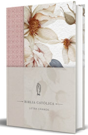 La Biblia Católica: Edición letra grande. Tapa dura, Tela rosada con flores / Catholic Bible: Large Print, Hard Cover, Pink Cloth with flowers 