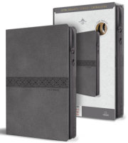 RVR 1960 Tamaño manual Letra gigante piel gris con cremallera e índice / Spanish Bible RVR 1960 Giant Print, Gray Leathersoft with Zipper and Index 