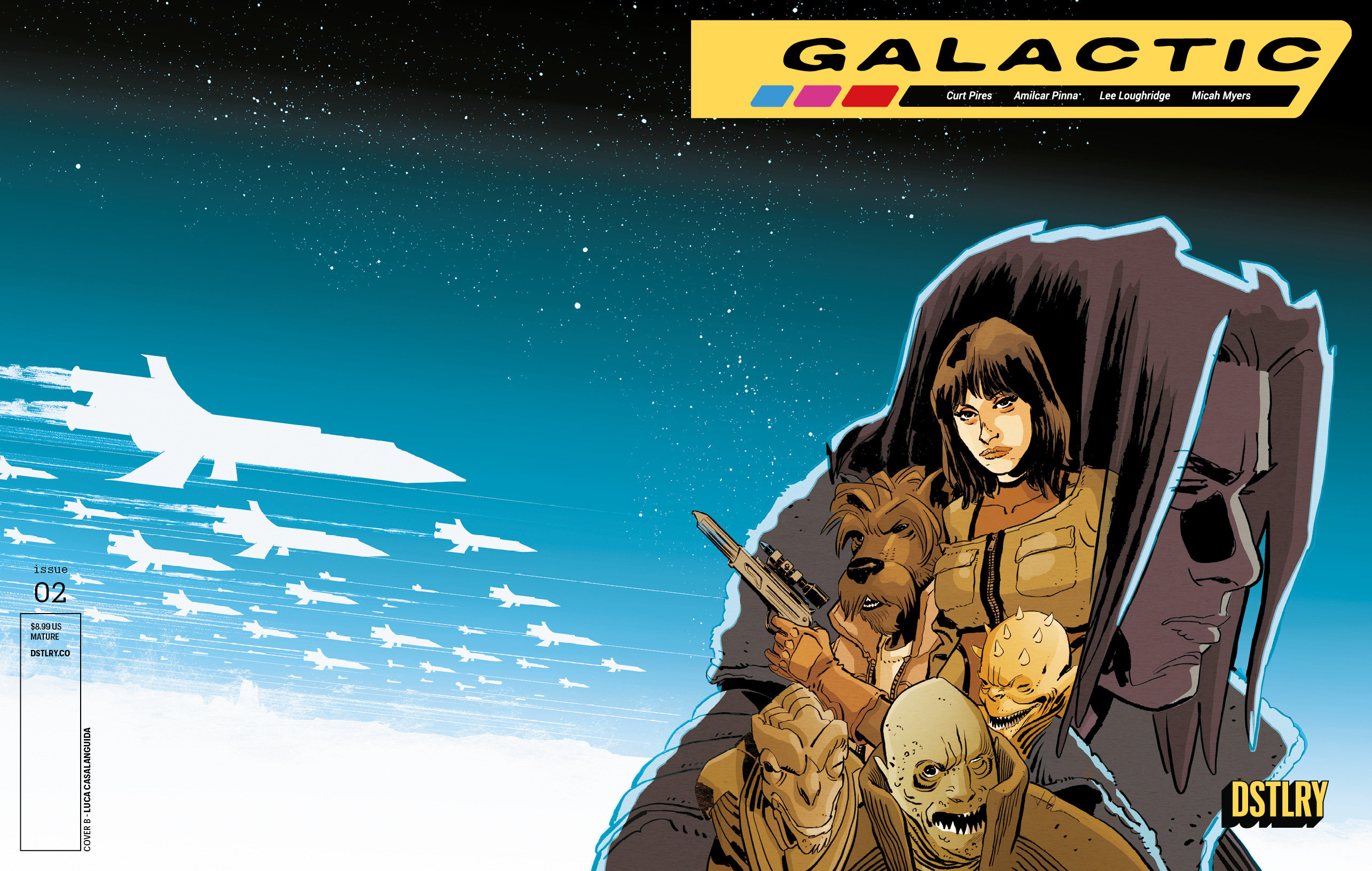 Galactic #2 Cover B Luca Casalanguida Variant