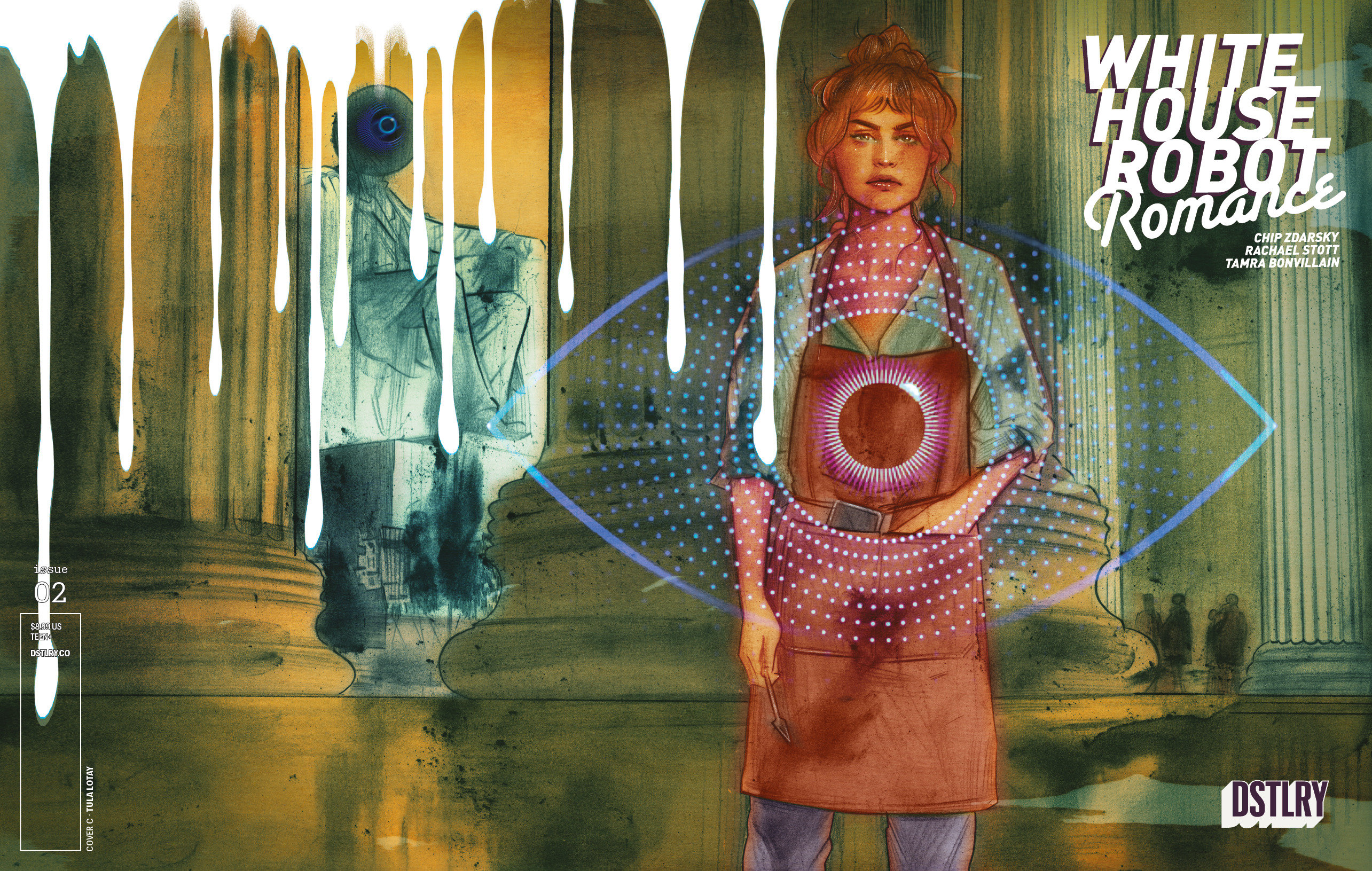 Weekly Pull list - WHITE HOUSE ROBOT ROMANCE #2 CVR C TULA LOTAY 10 COPY VARIANT
