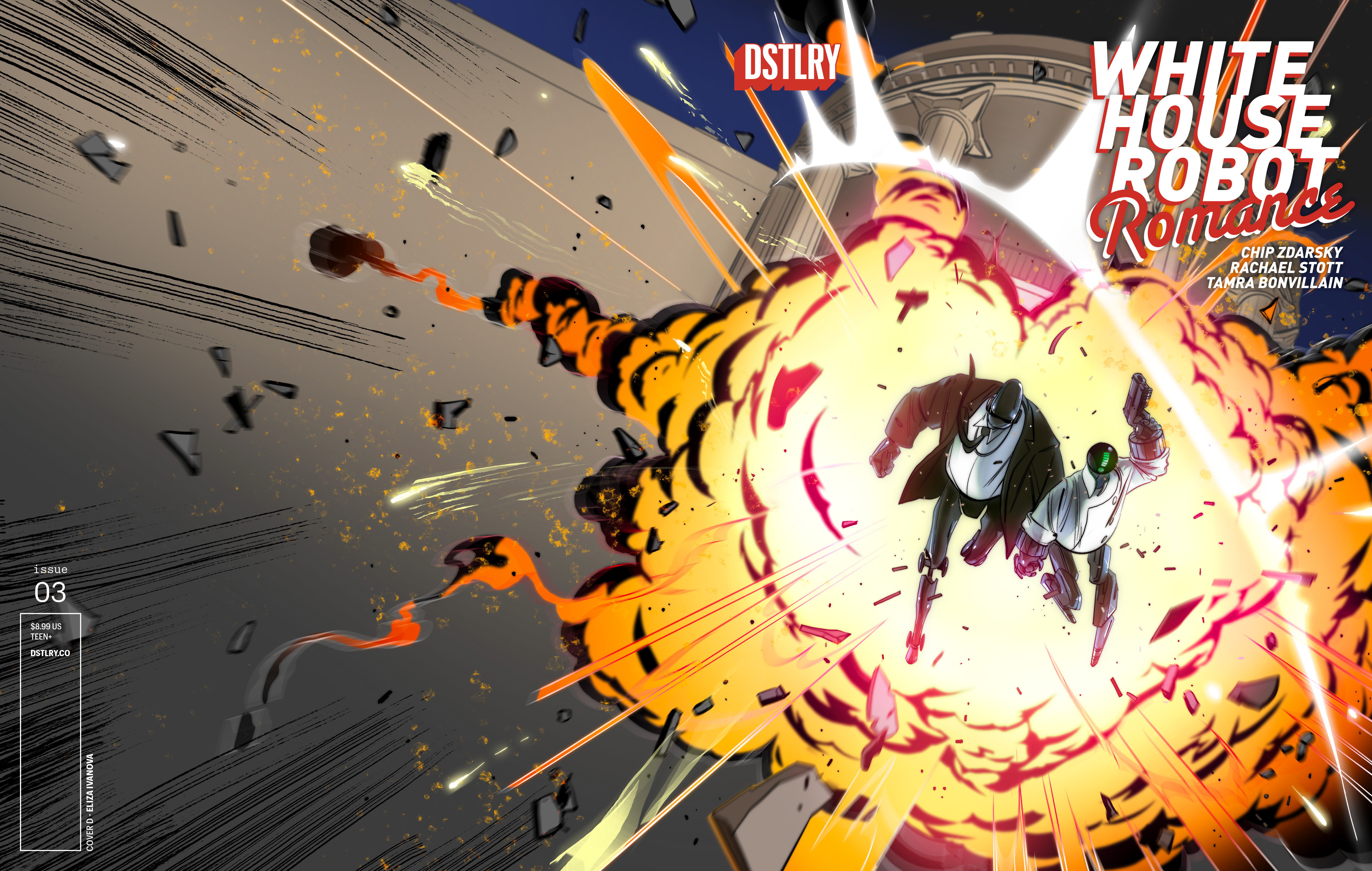Weekly Pull list - WHITE HOUSE ROBOT ROMANCE #3 CVR D ELIZA IVANOVA VARIANT
