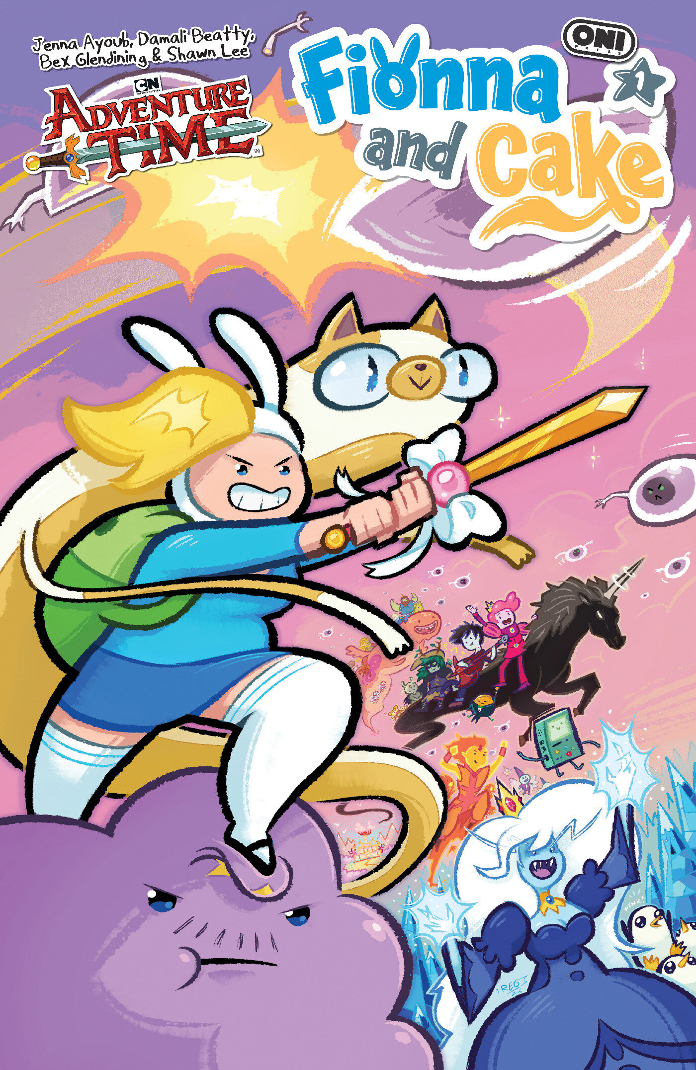 Adventure Time Fionna & Cake #1 Cover C Reggie Graham Variant