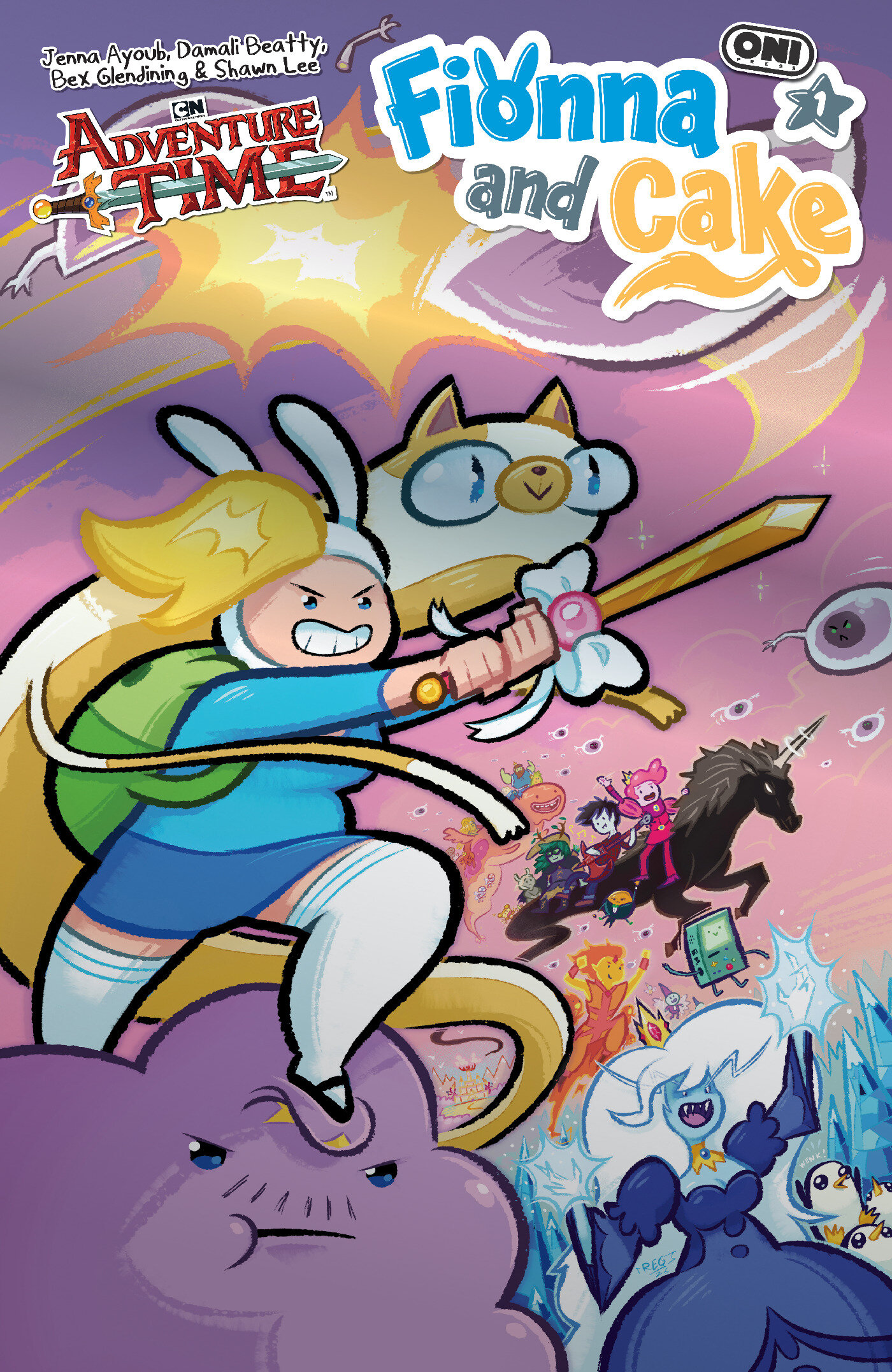 Adventure Time Fionna & Cake #1 Cover E Reggie Graham Foil Variant