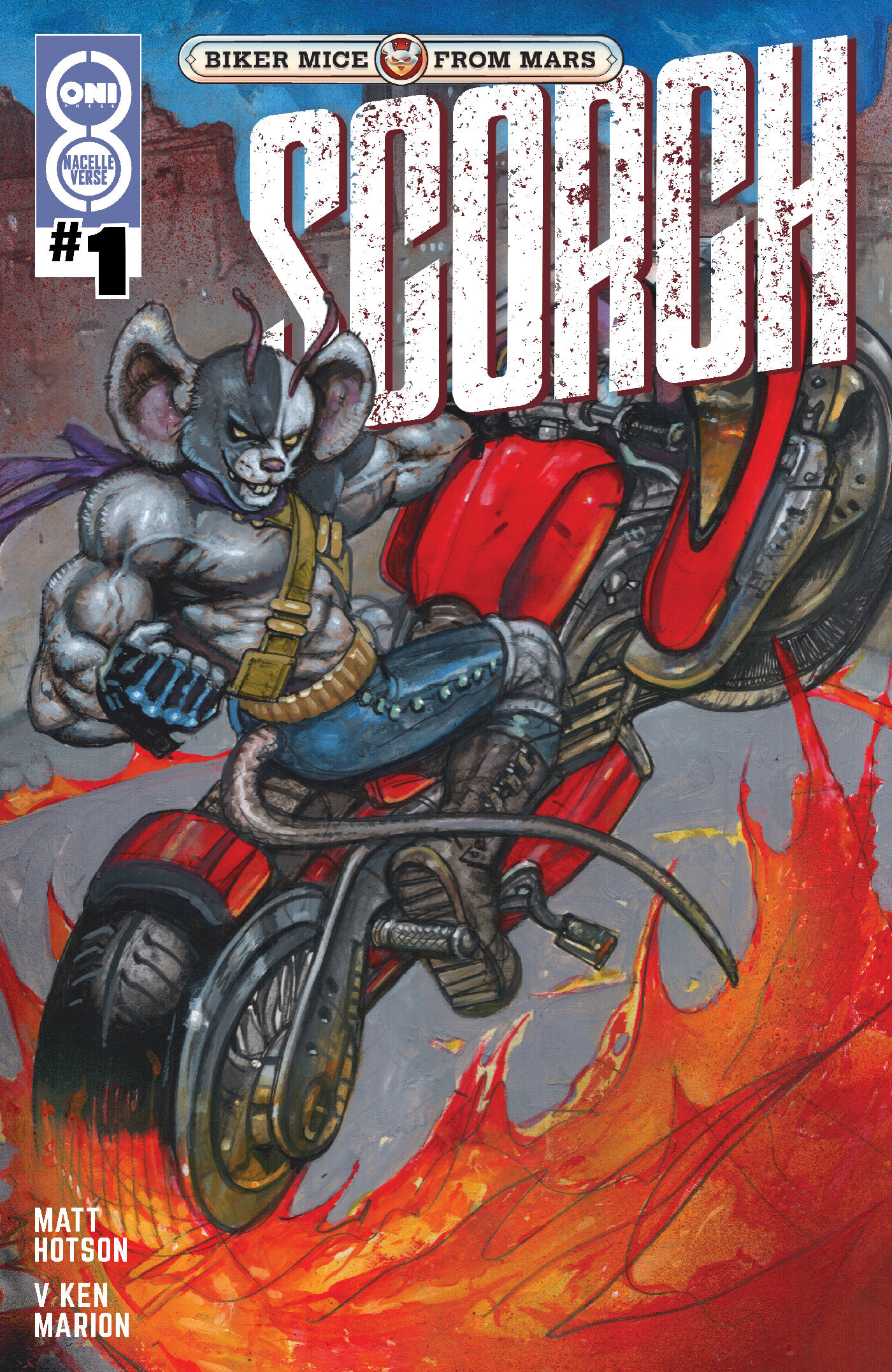 Biker Mice From Mars Scorch #1 Cover F Inc 1:20 Simon Bisley Variant
