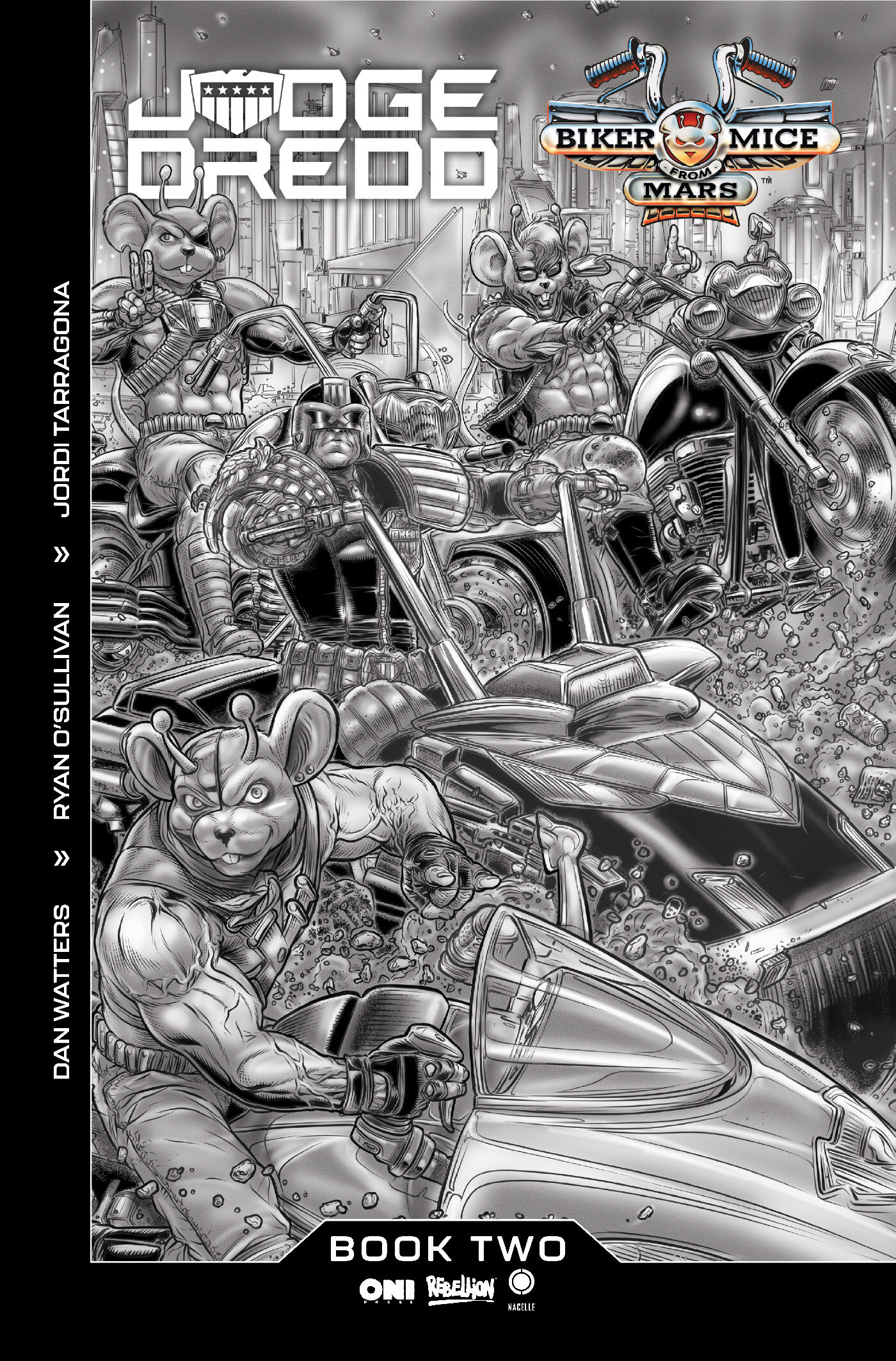 Judge Dredd/Biker Mice From Mars #2 Cover B Juan José Ryp Variant