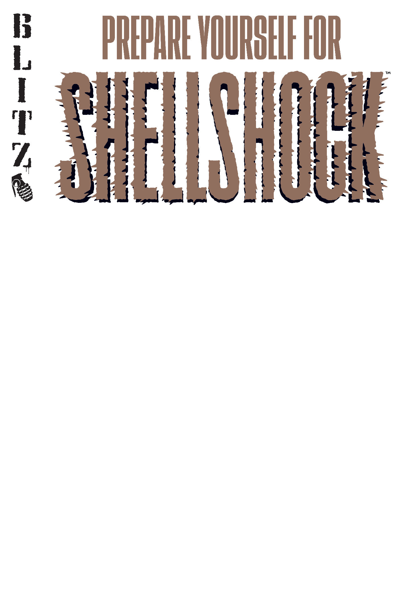 EC Shellshock #1 Cover D Blank Sketch Variant