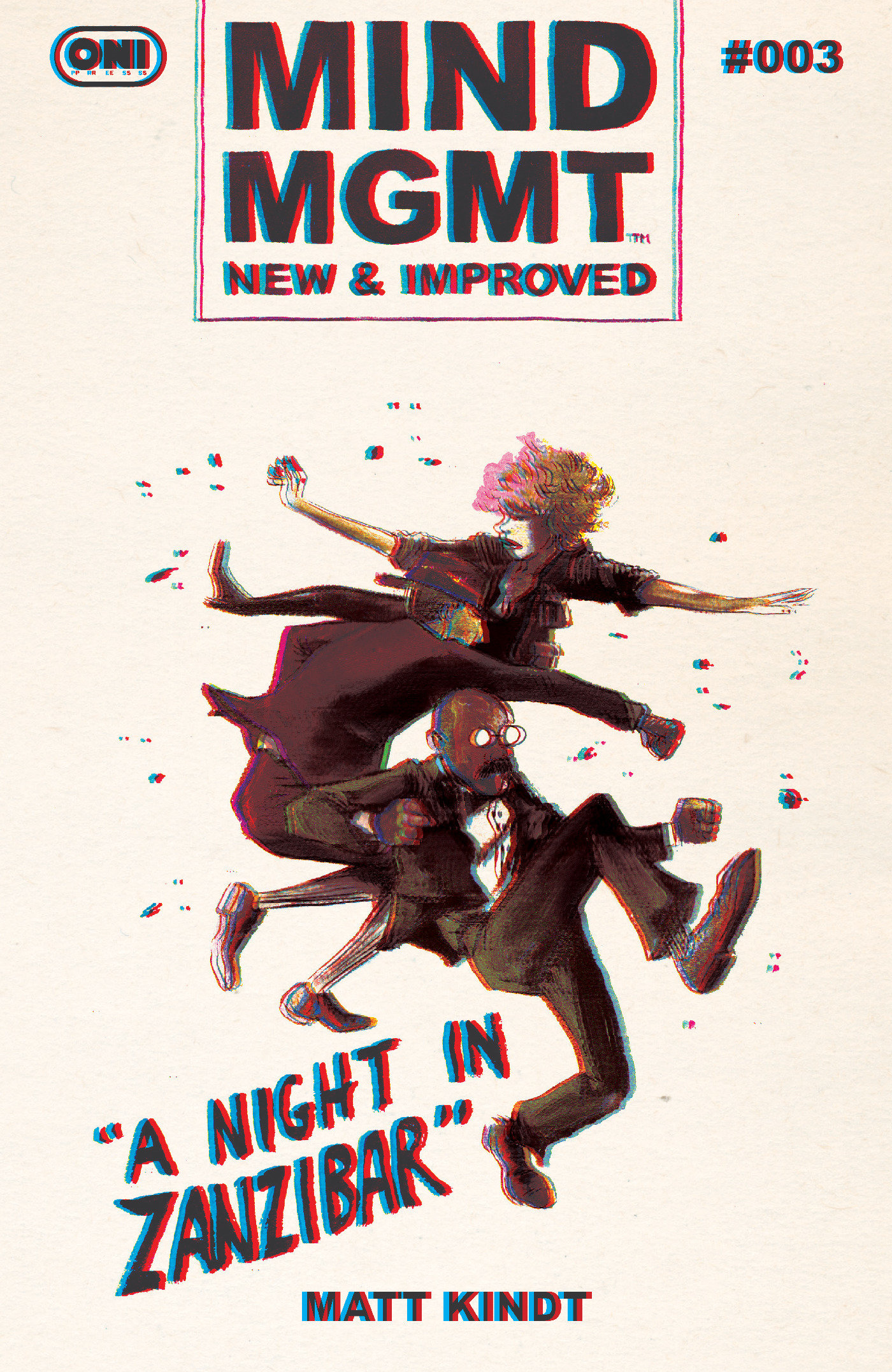Mind Mgmt New & Improved #3 Cover E Inc 1:20 Matt Kindt 3 D Variant
