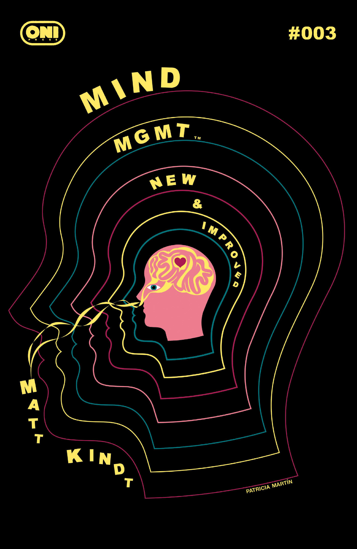 Mind Mgmt New & Improved #3 Cover F 1 in 50 Patricia Martin Variant