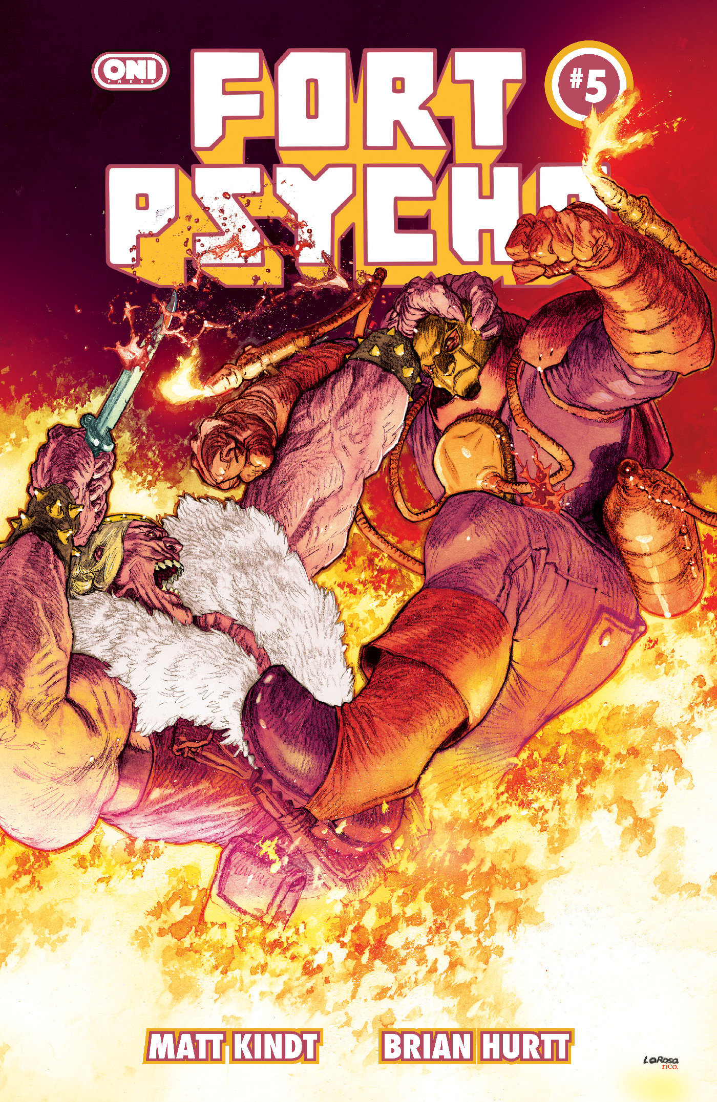 Fort Psycho #5 Cover B Lewis La Rosa Variant