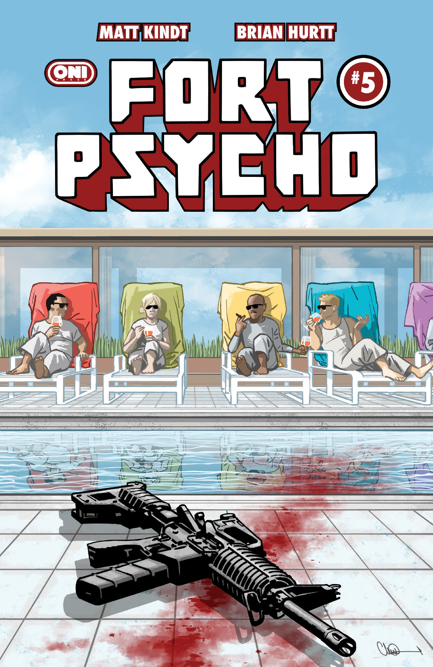 Fort Psycho #5 Cover C Charlie Adlard Variant