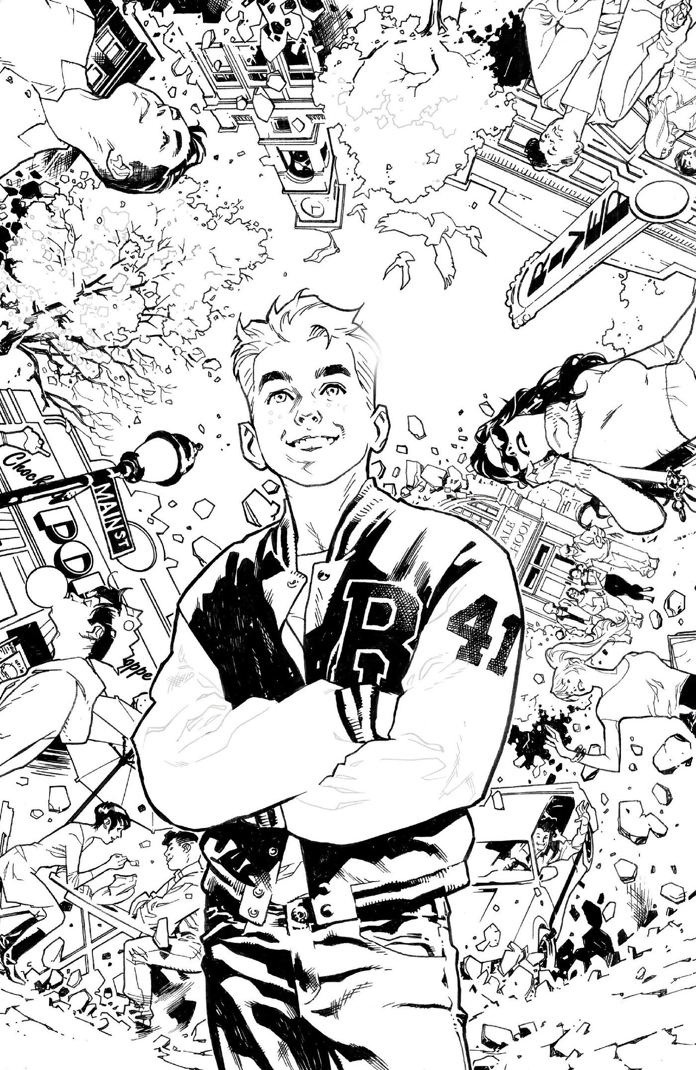 Archie #1 Cover L Inc 1:250 Stuart Immonen Black & White Variant