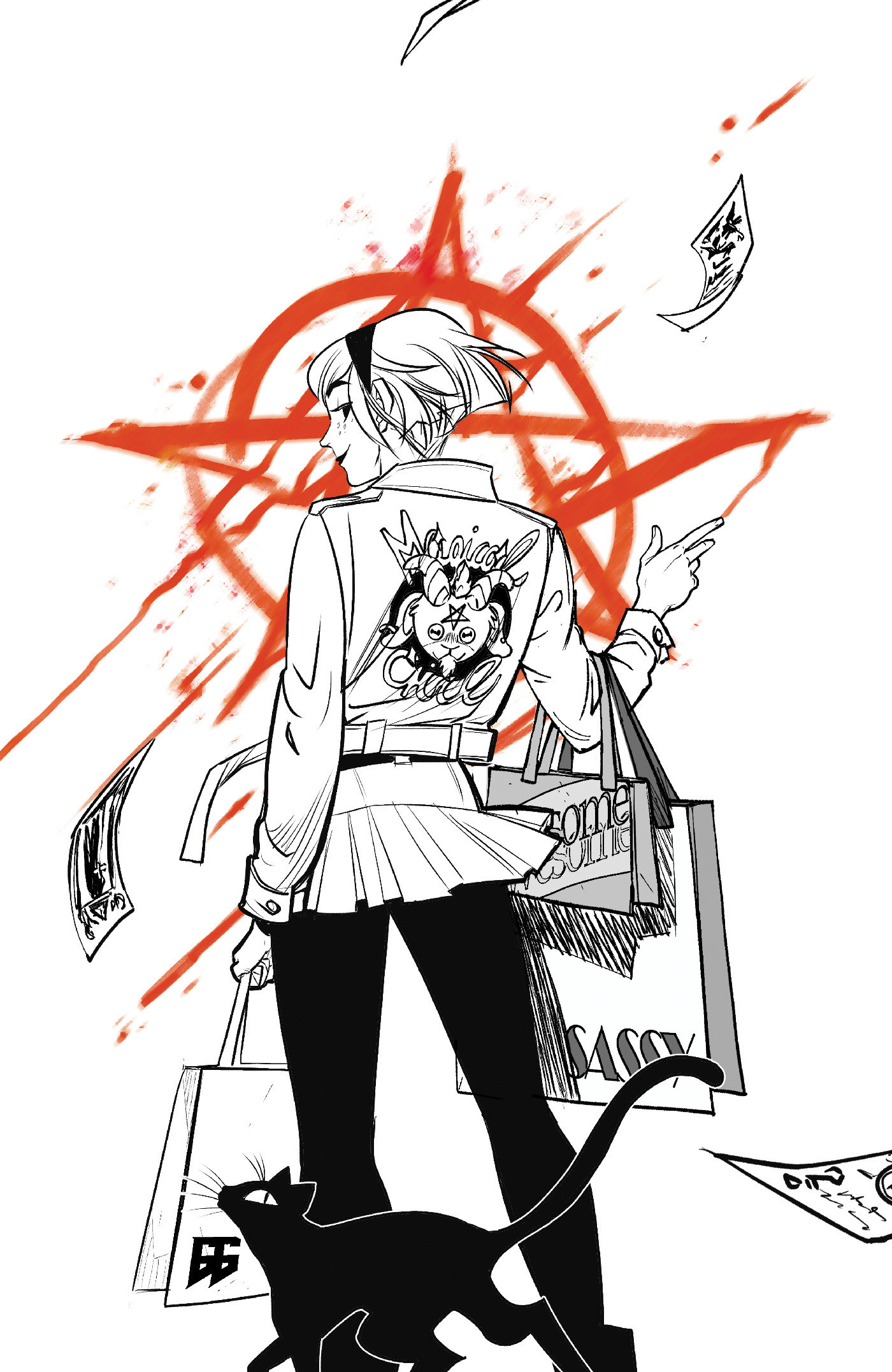 Sabrina The Teenage Witch #2 Cover G Eleonora Carlini Black & White 1 in 100 Variant