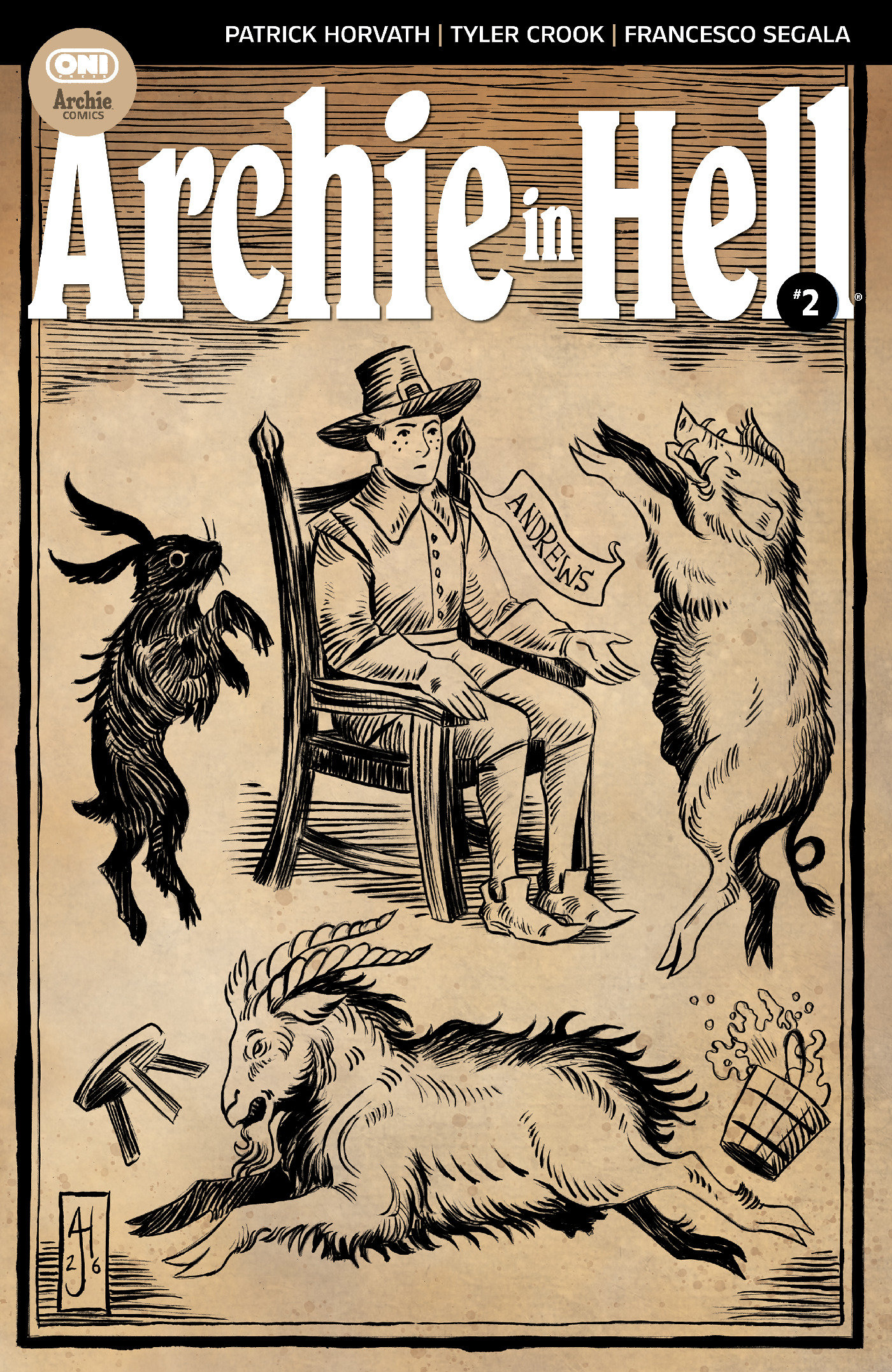 Archie In Hell #2 Cover D Abigail Harding 1 in 10 Variant