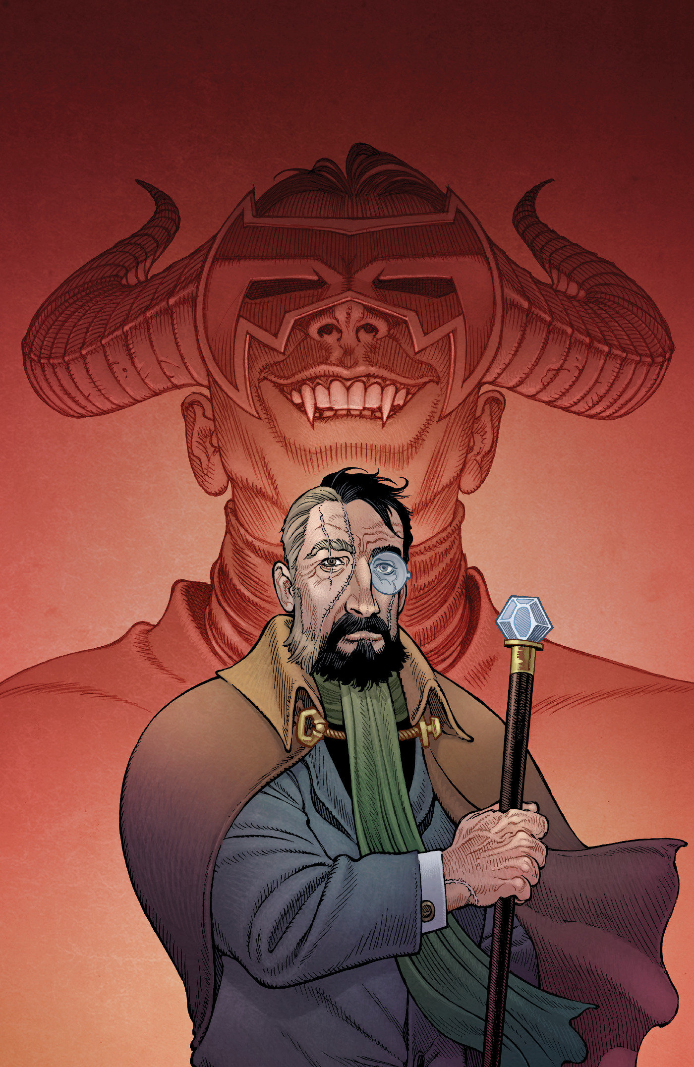 Prometheus Graft: The Slayings At Death's End #1 Cover E Gabriel Rodriguez Full Art 1 in 10 Variant