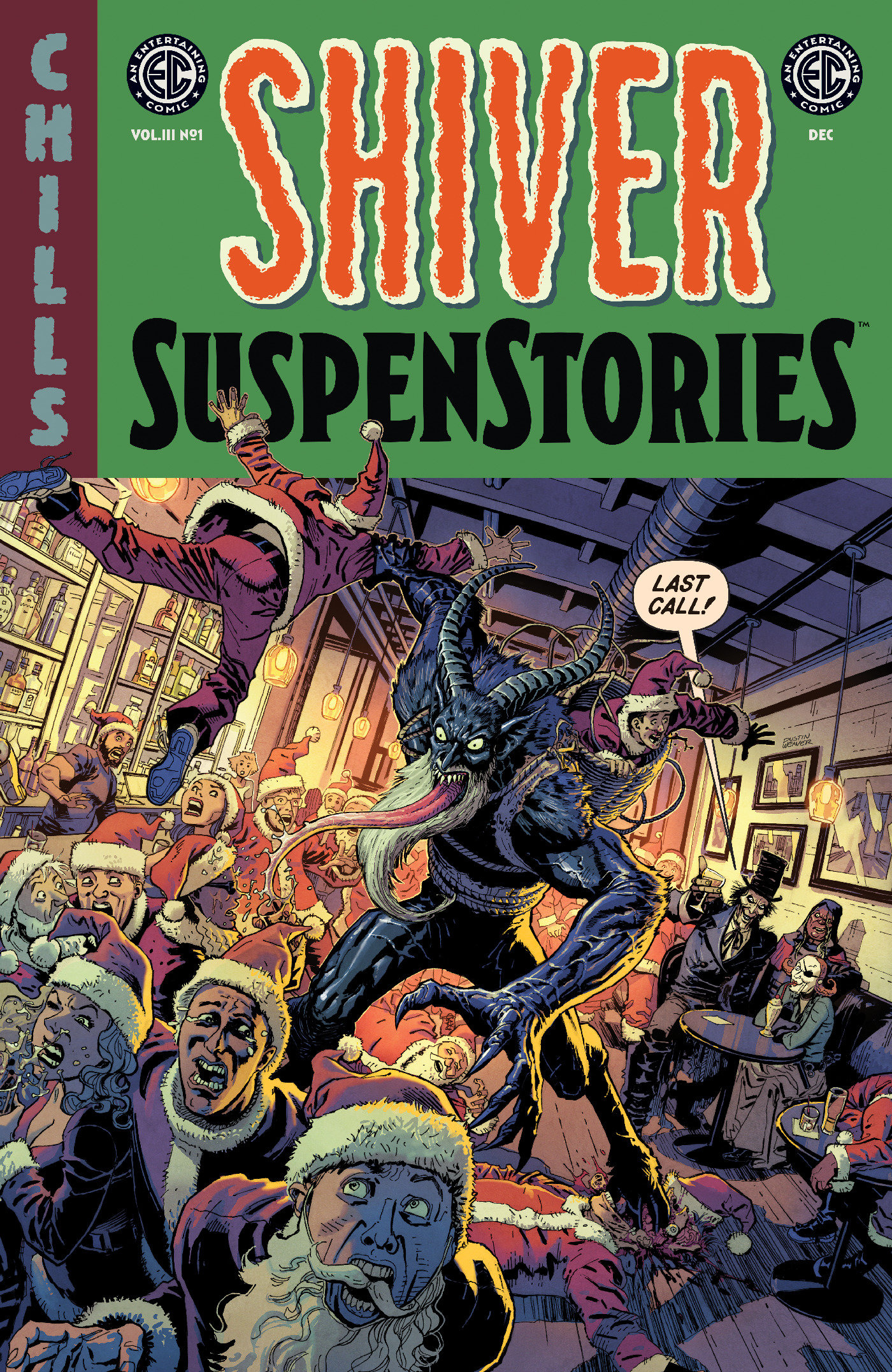 EC Shiver Suspen Stories 3 #1 Cover A Dustin Weaver